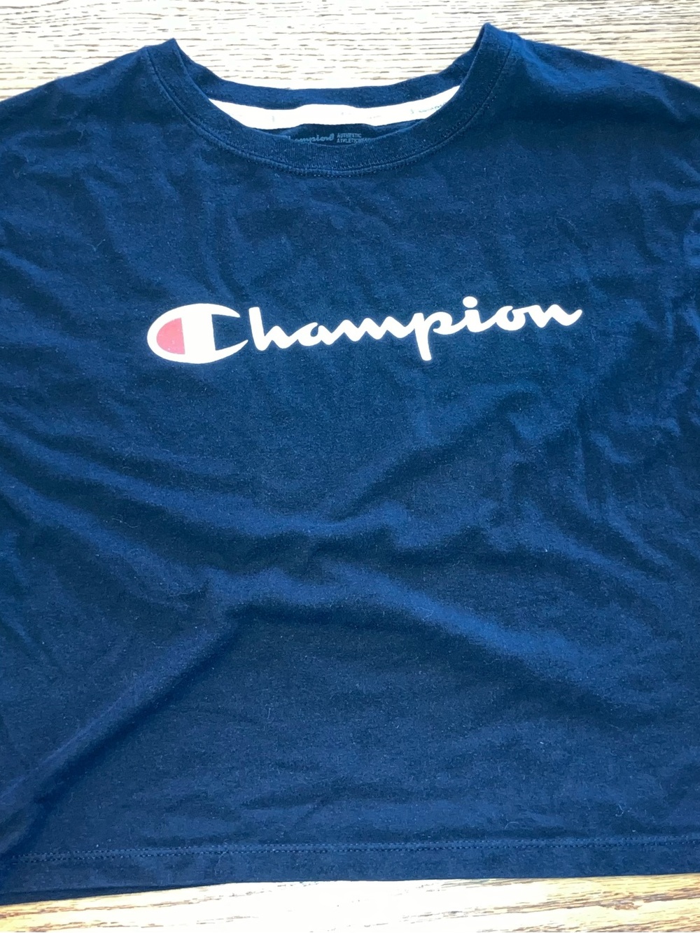 Champion Women’s Cropped Logo Tee